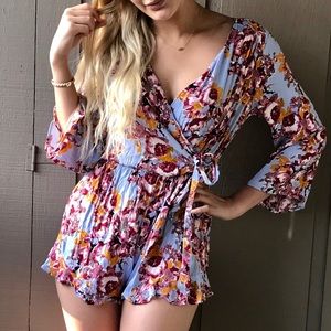 ASTR The Label Floral Romper